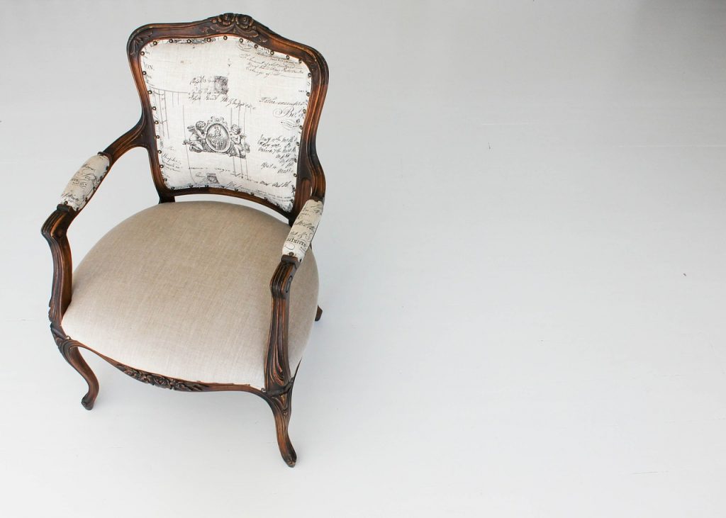 FAUTEUIL VOLTAIRE BLEU A Restaurer EUR 40,00 - FR